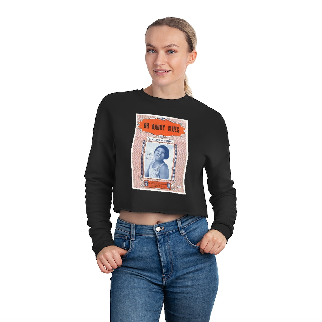 Bessie Smith - Women's Cropped Sweatshirt