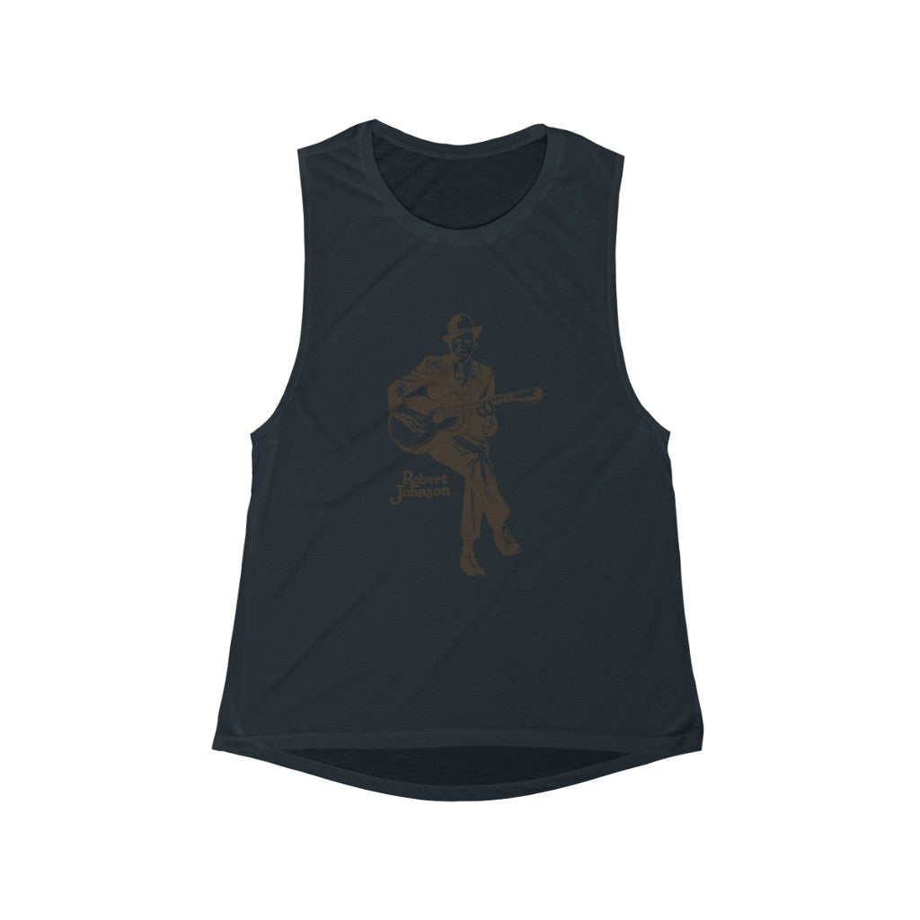 Robert Johnson - Women's Flowy Scoop Muscle Tank