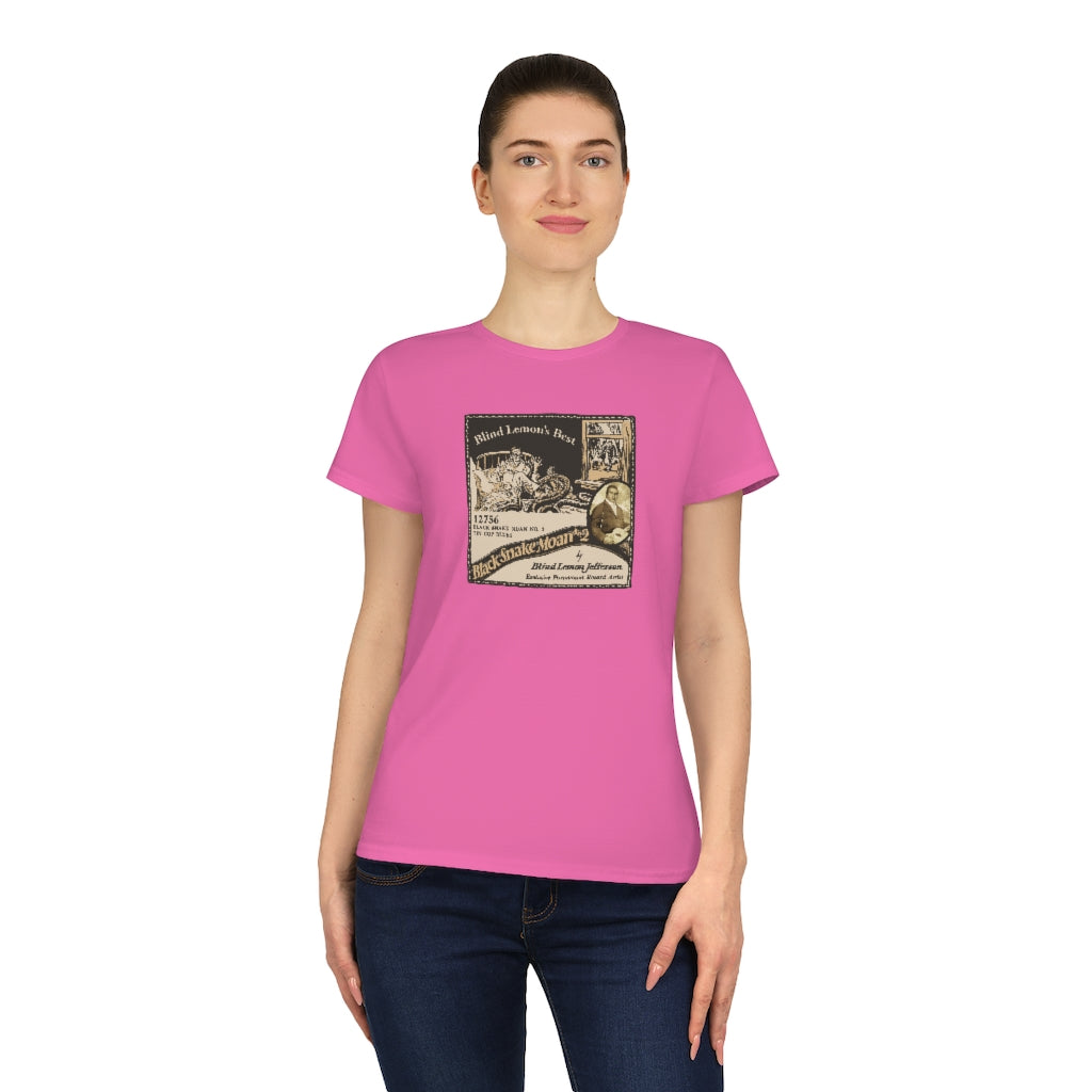 Blind Lemon Jefferson - Ladies' Premium Cotton T-Shirt