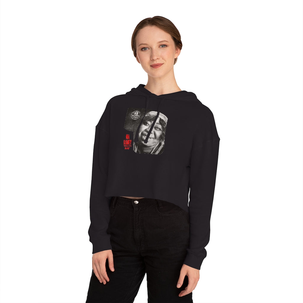 Ma Rainey - Women's Cropped Hooded Sweatshirt