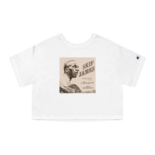 Skip James - Champion Women's Heritage Cropped T-Shirt