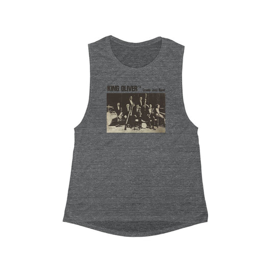 King Oliver - Women's Flowy Scoop Muscle Tank