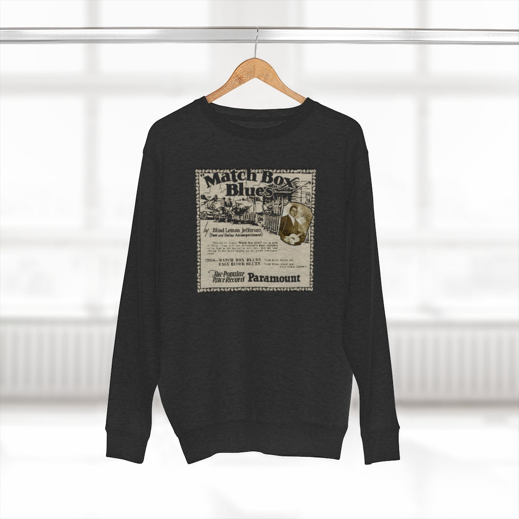 Blind Lemon Jefferson - Unisex Premium Crewneck Sweatshirt