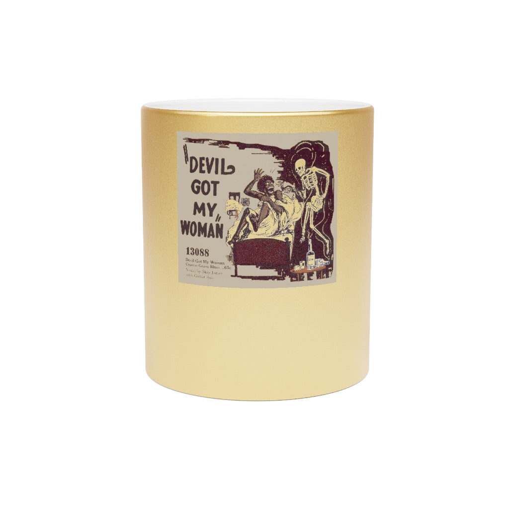 Skip James - Metallic Mug (Silver or Gold)