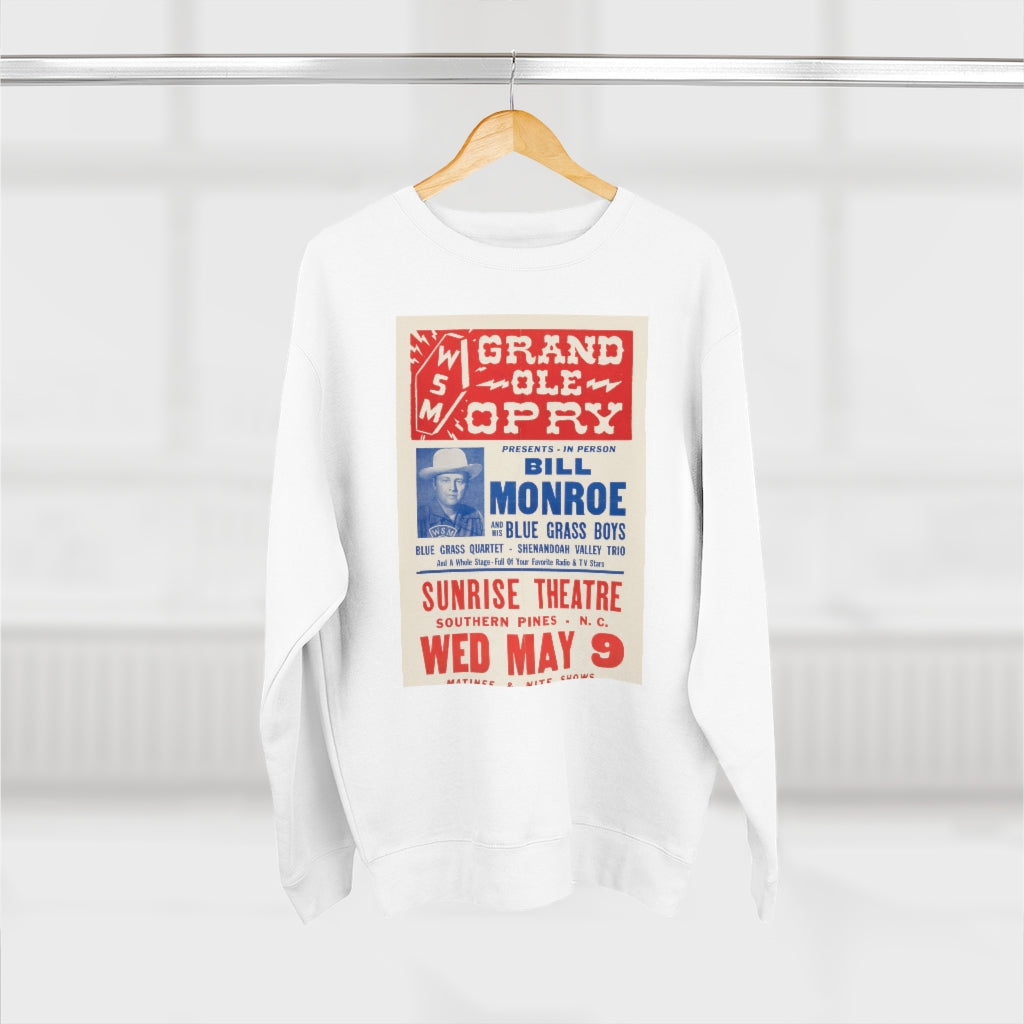 Bill Monroe - Unisex Premium Crewneck Sweatshirt