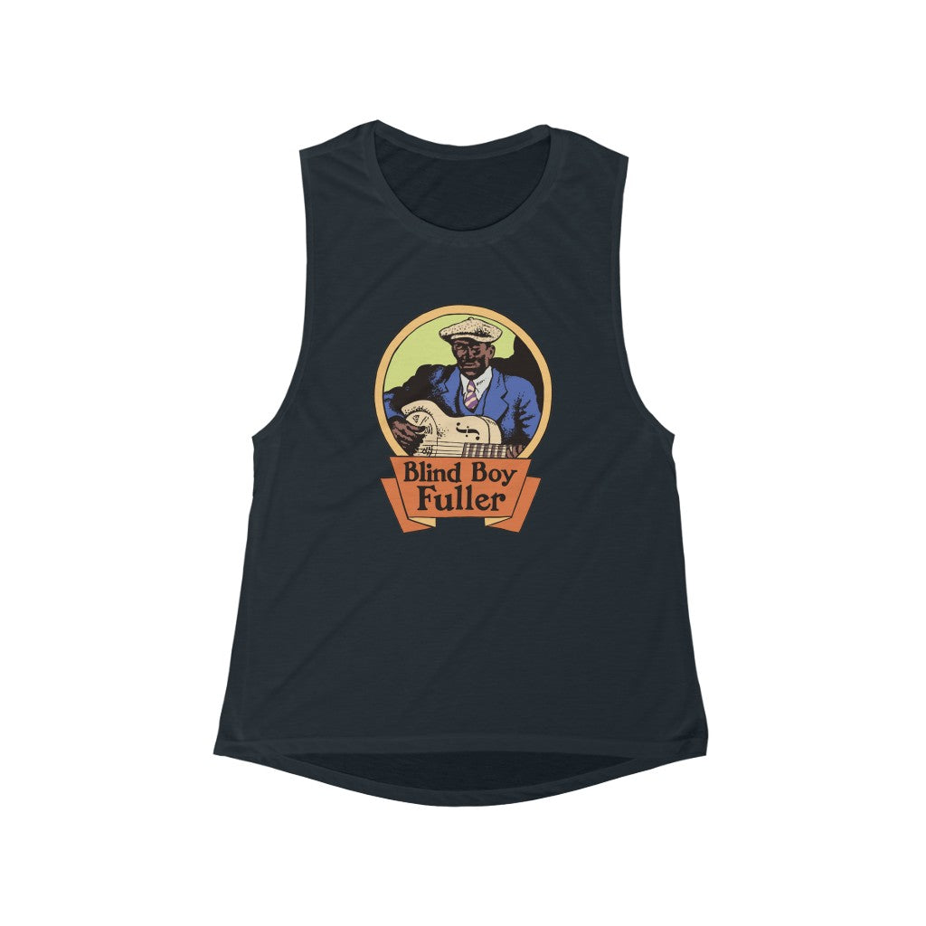 Blind Boy Fuller - Women's Flowy Scoop Muscle Tank