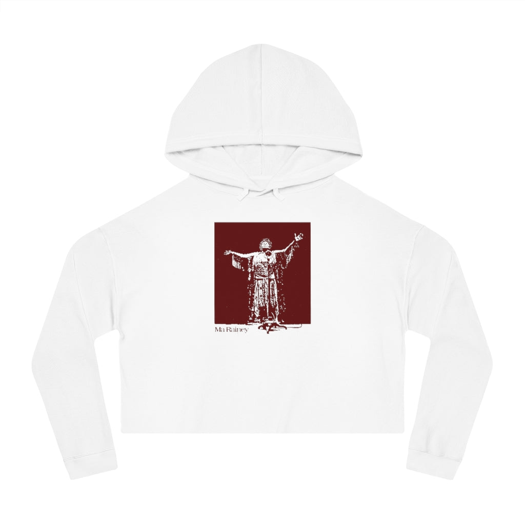 Ma Rainey - Women's Cropped Hooded Sweatshirt