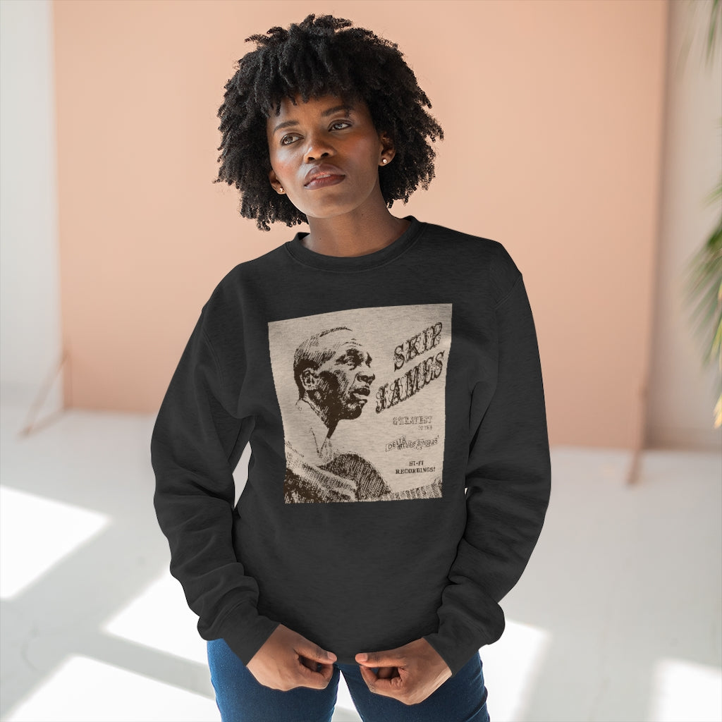 Skip James - Unisex Premium Crewneck Sweatshirt