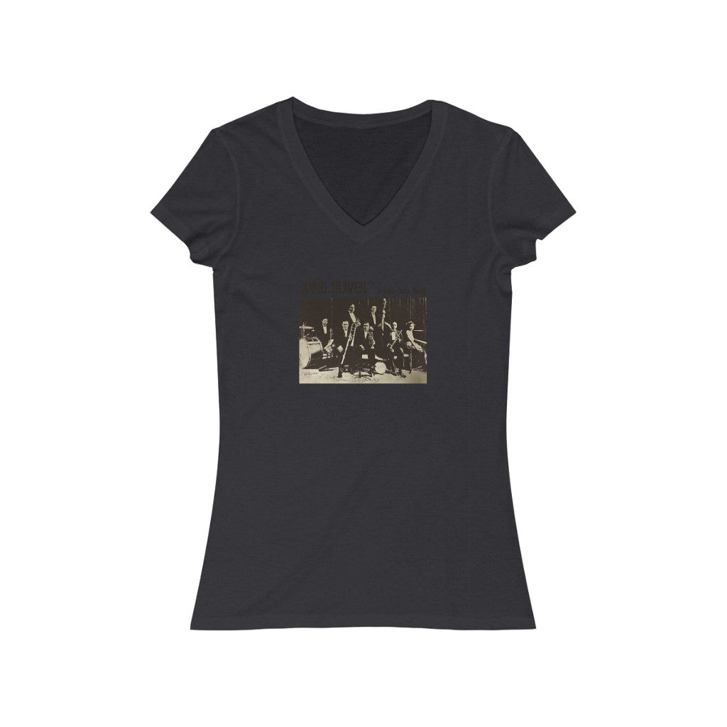 King Oliver - Women's Jersey Short Sleeve V-Neck Tee