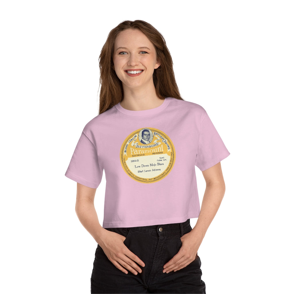 Blind Lemon Jefferson - Champion Women's Heritage Cropped T-Shirt