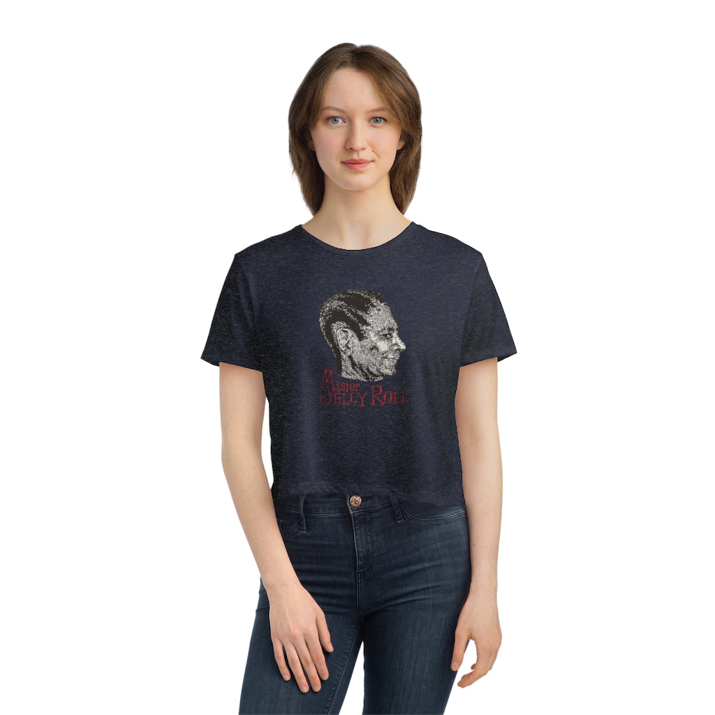 Jelly Roll Morton - Women's Flowy Cropped Teeed Tee