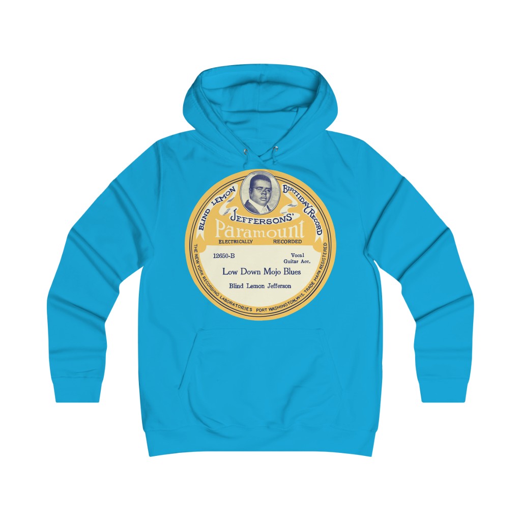 Blind Lemon Jefferson - Girlie College Hoodie