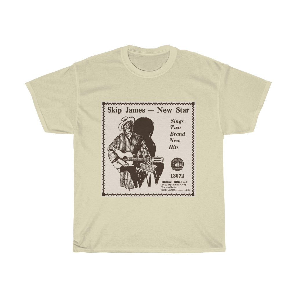 Skip James - Unisex Heavy Cotton Tee