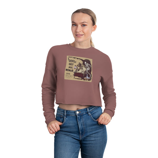 Skip James - Women's Cropped Sweatshirt