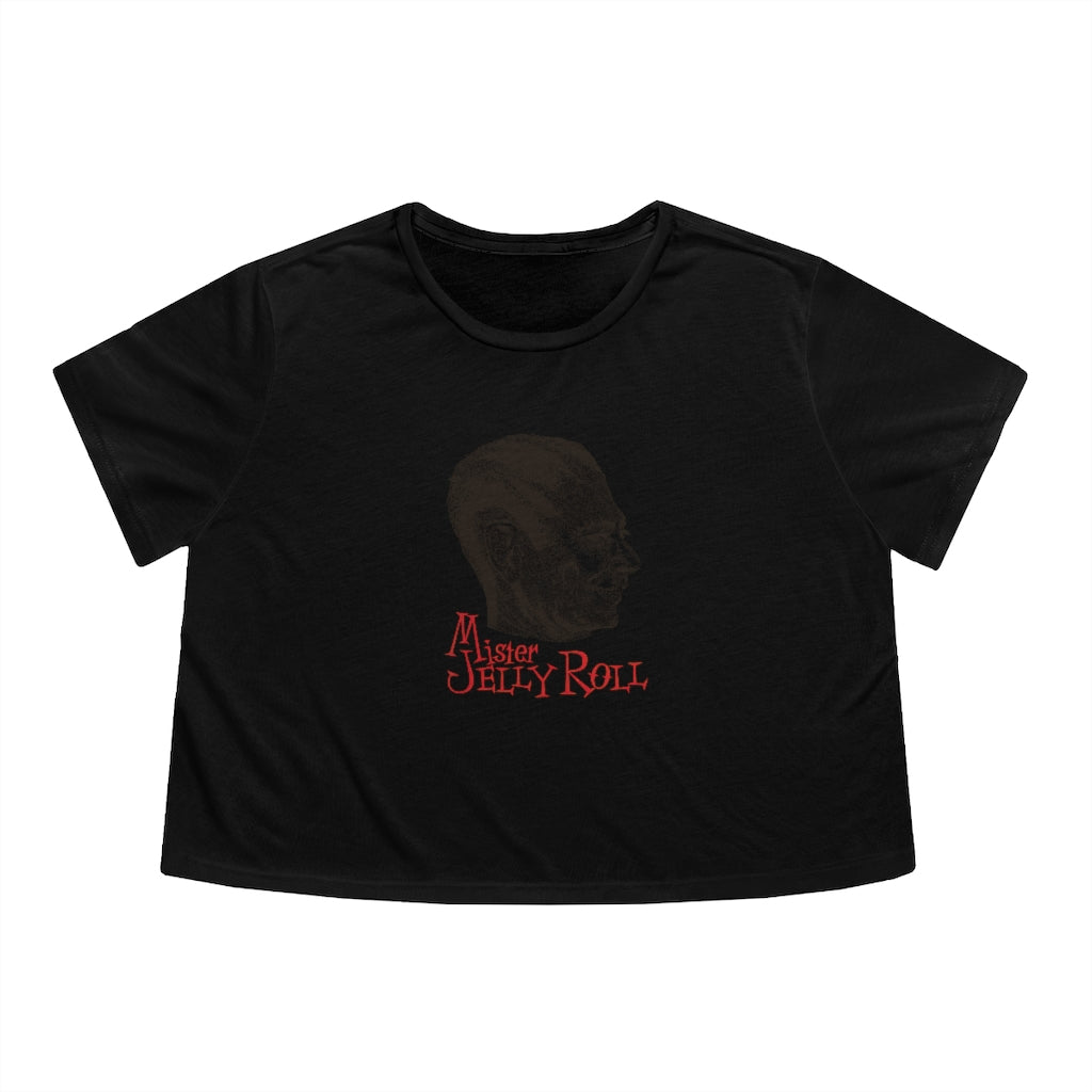 Jelly Roll Morton - Women's Flowy Cropped Teeed Tee