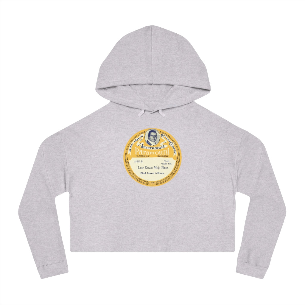 Blind Lemon Jefferson - Women's Cropped Hooded Sweatshirt