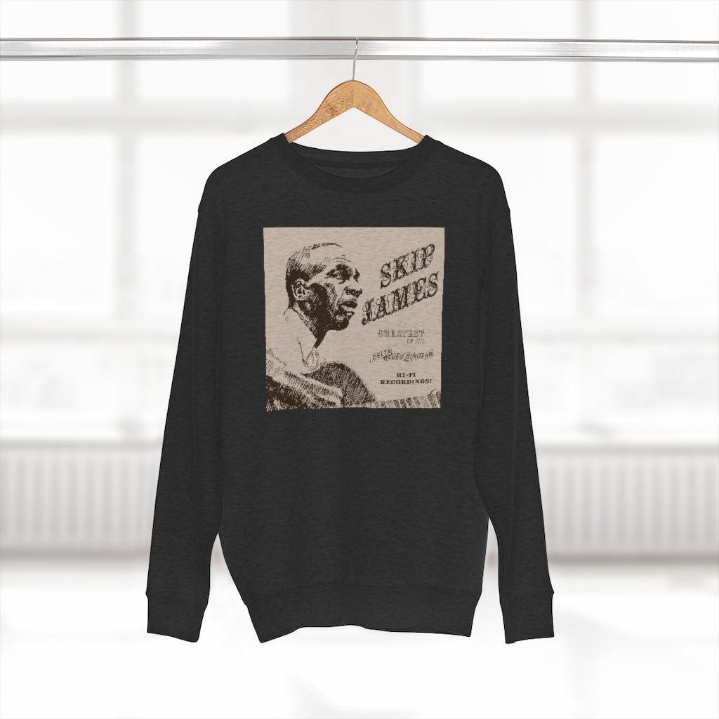 Skip James - Unisex Premium Crewneck Sweatshirt