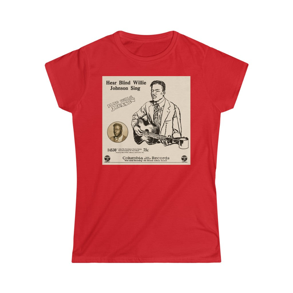 Blind Willie Johnson - Women's Softstyle Tee