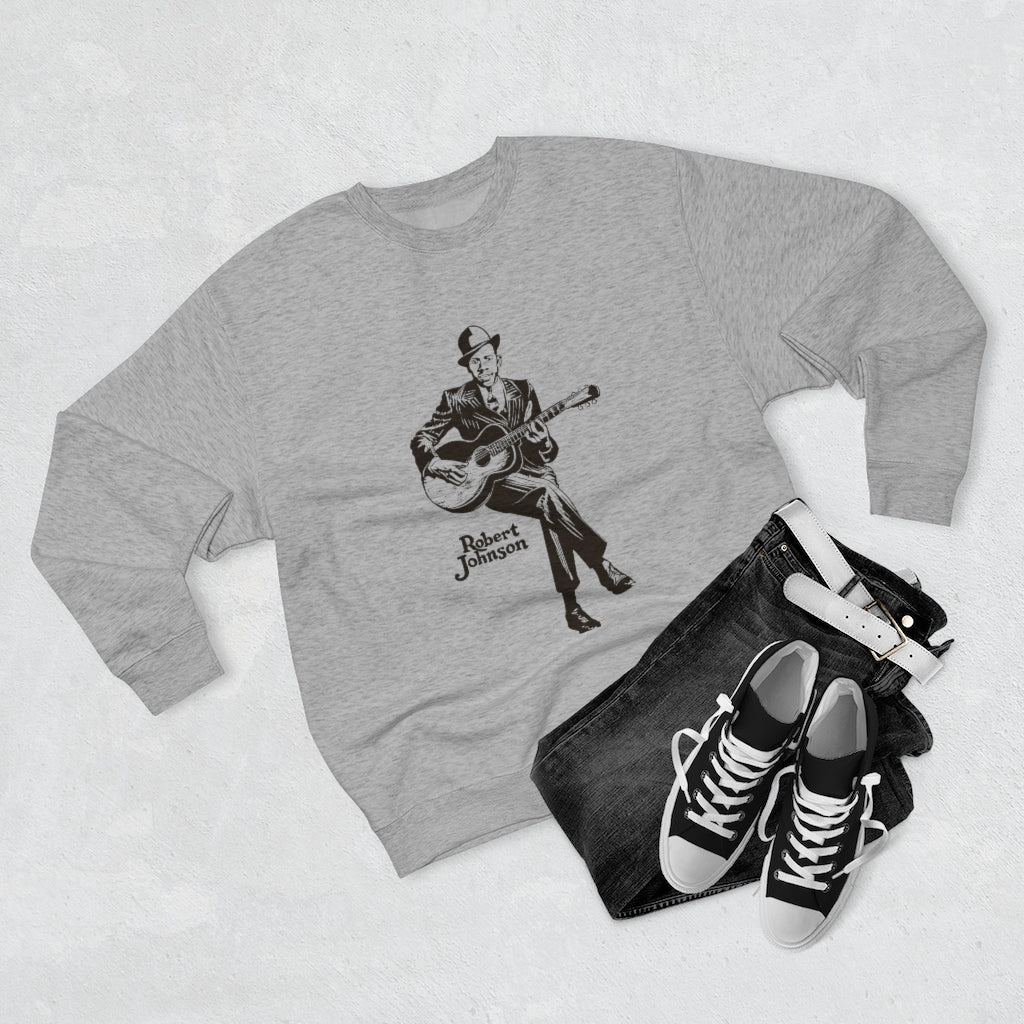 Robert Johnson - Unisex Premium Crewneck Sweatshirt