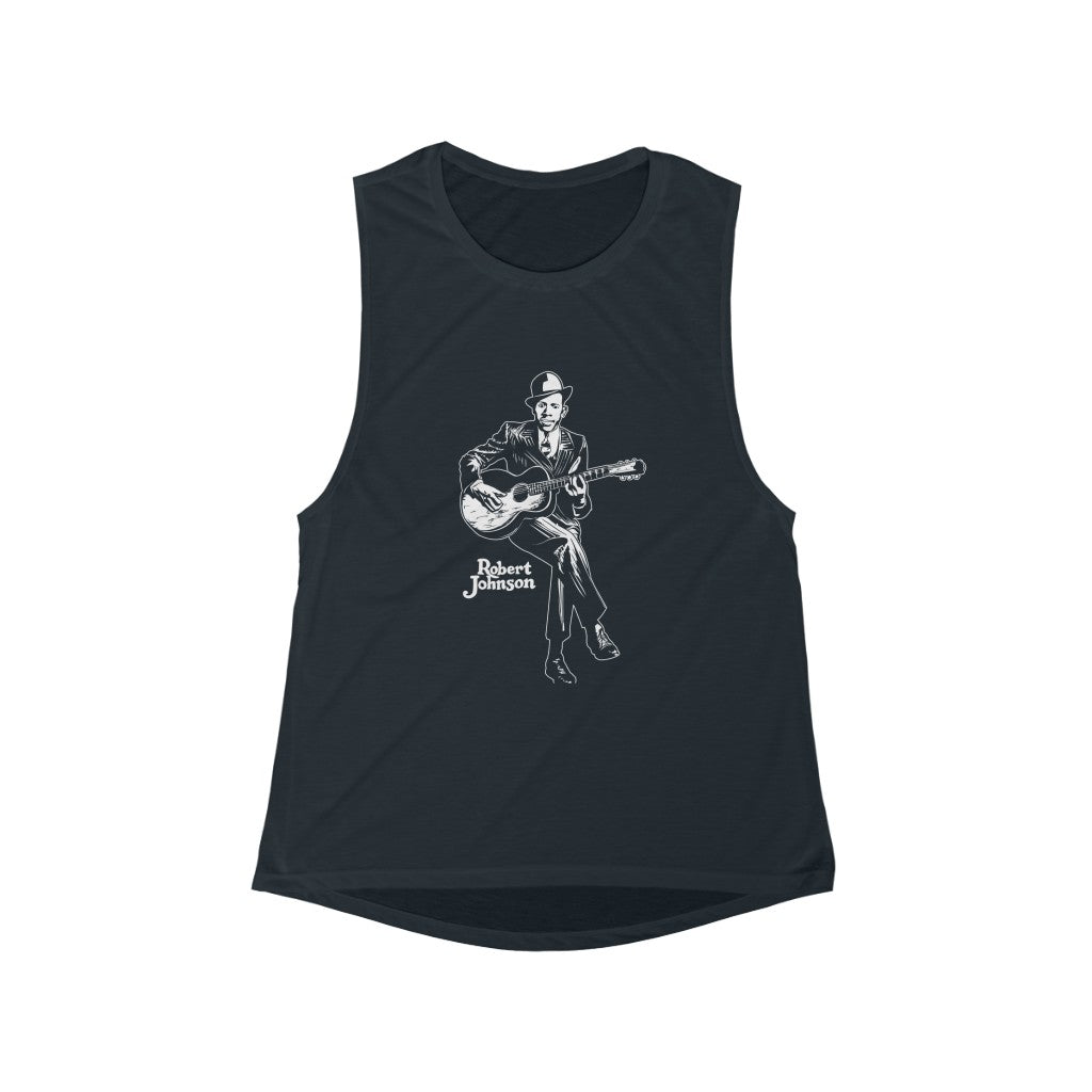 Robert Johnson - Women's Flowy Scoop Muscle Tank