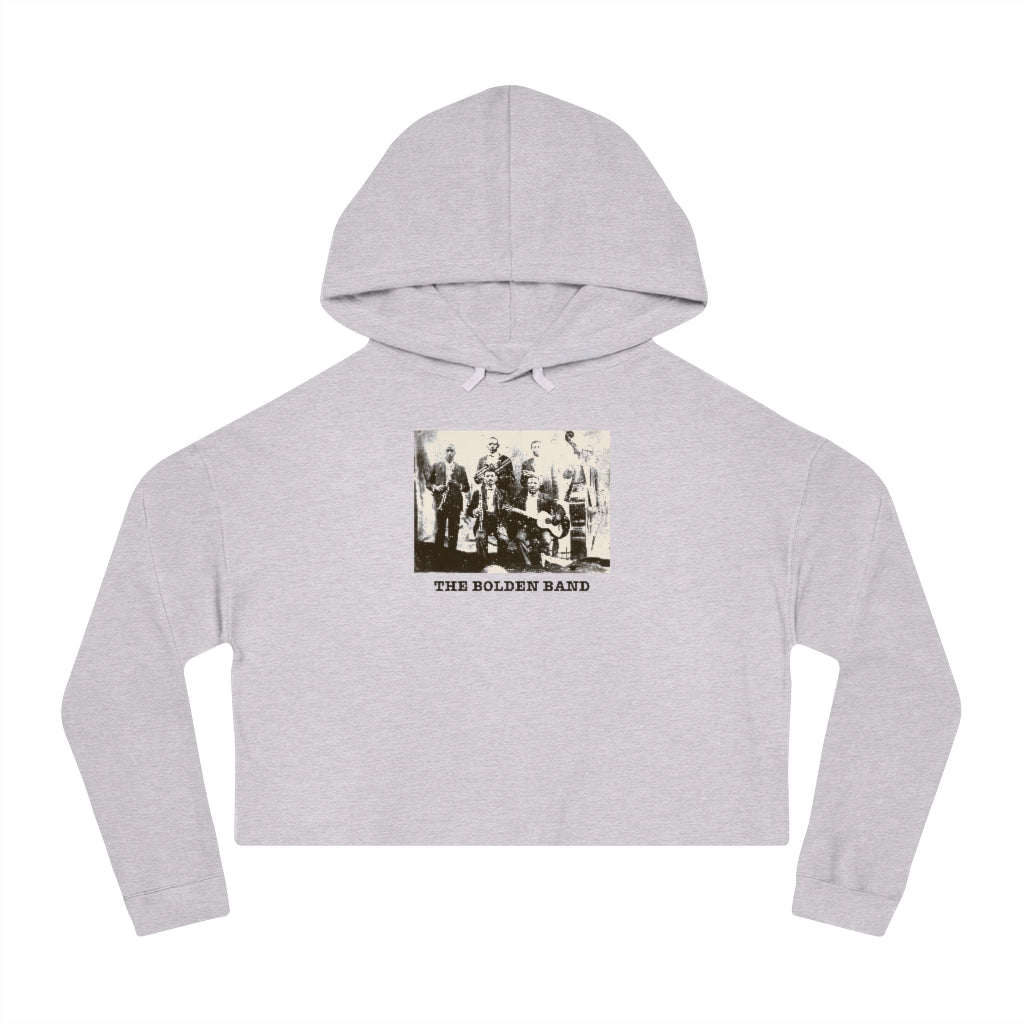 Bolden Band - Women's Cropped Hooded Sweatshirt