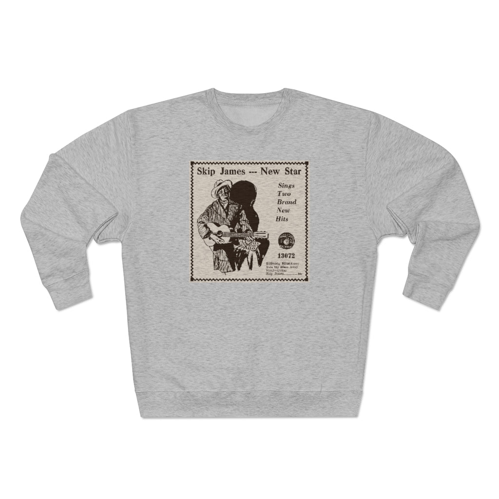 Skip James - Unisex Premium Crewneck Sweatshirt