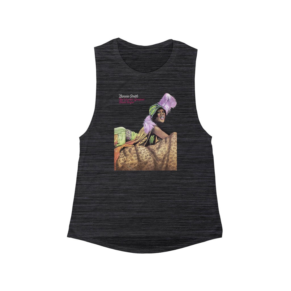 Bessie Smith - Women's Flowy Scoop Muscle Tank