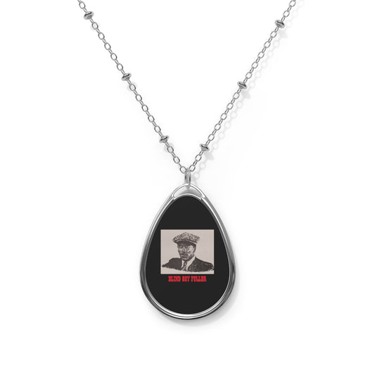 Blind Boy Fuller - Oval Necklace