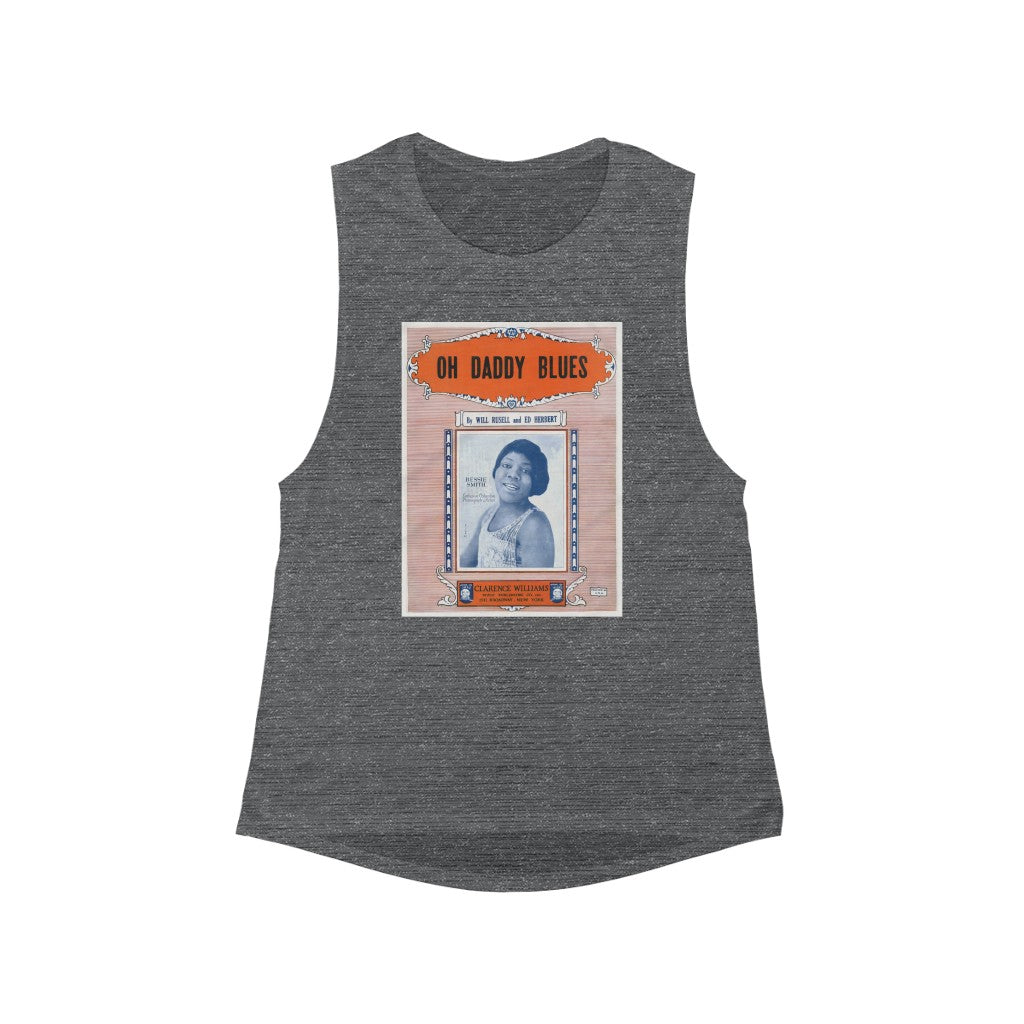 Bessie Smith - Women's Flowy Scoop Muscle Tank