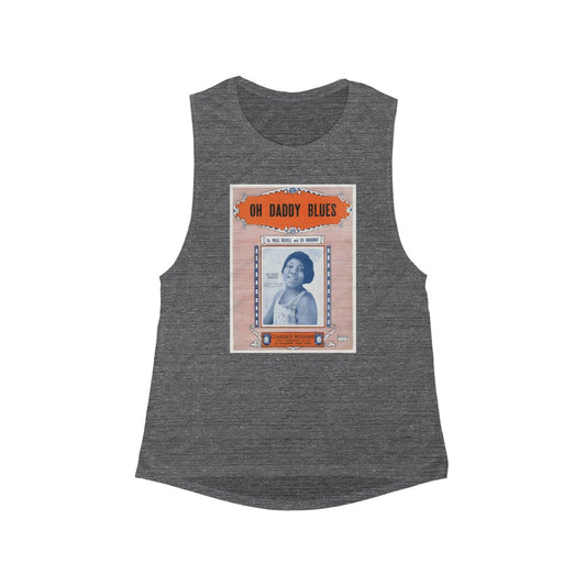 Bessie Smith - Women's Flowy Scoop Muscle Tank