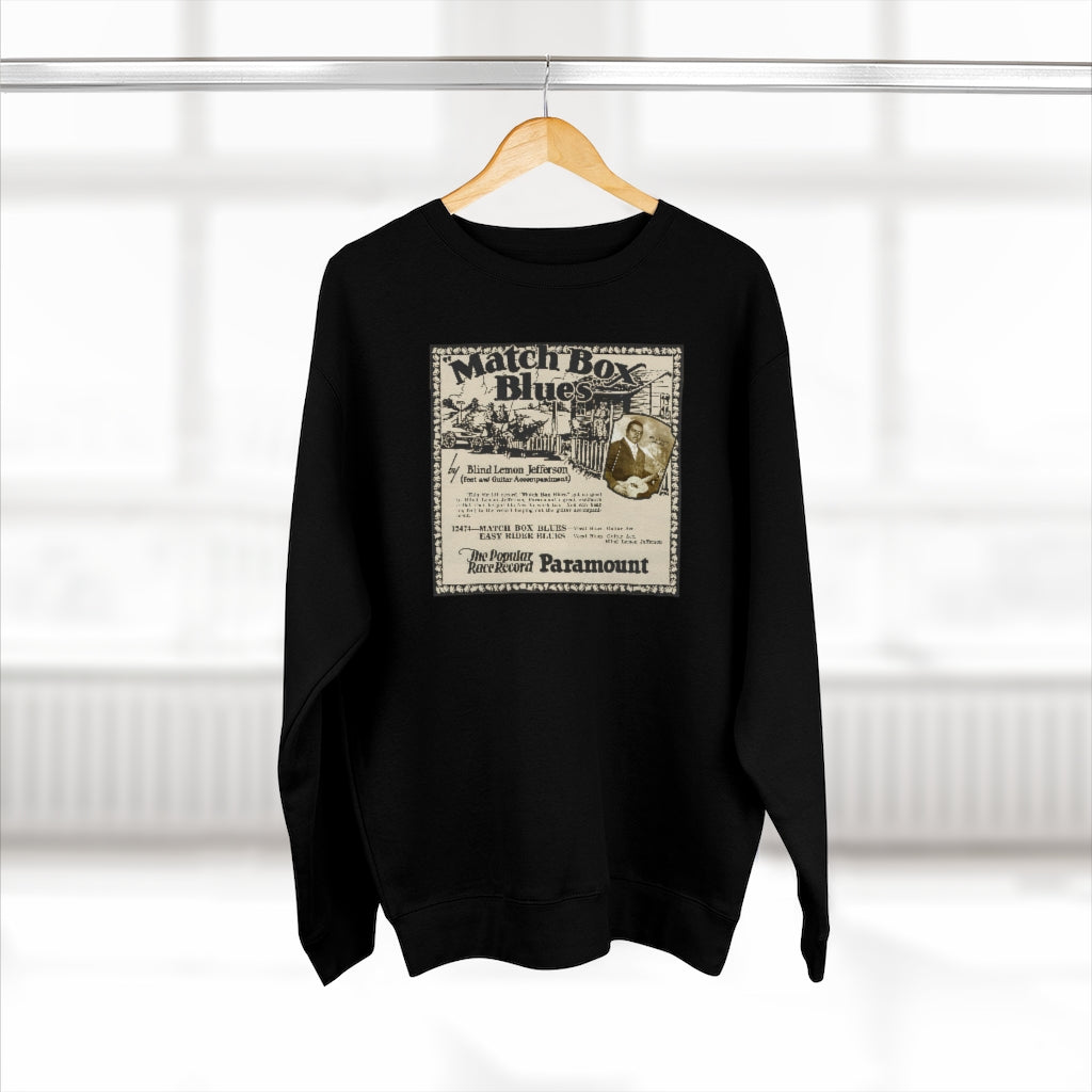 Blind Lemon Jefferson - Unisex Premium Crewneck Sweatshirt