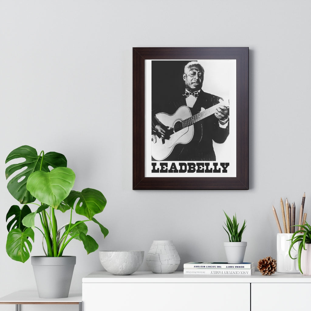 Leadbelly - Framed Vertical Poster