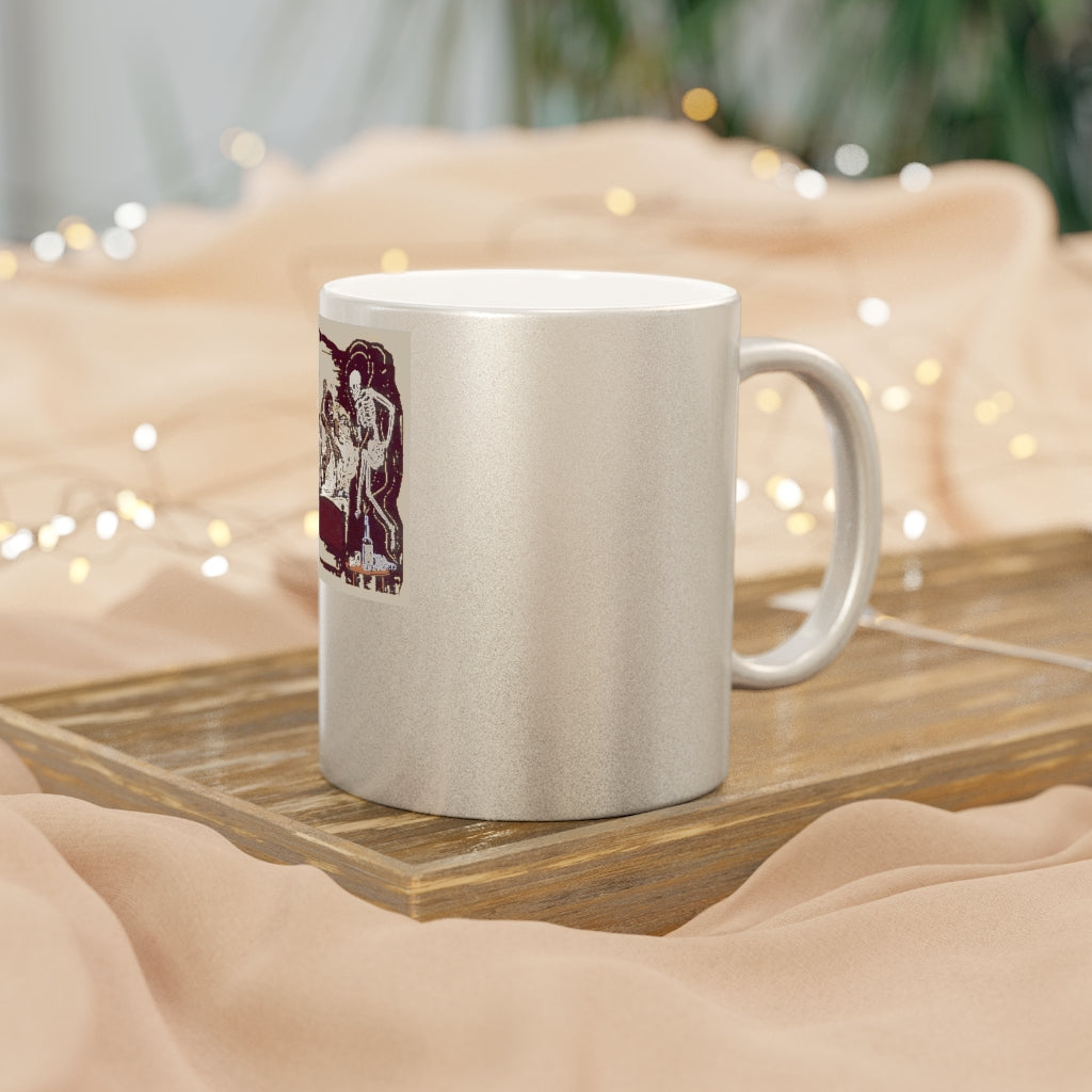 Skip James - Metallic Mug (Silver or Gold)