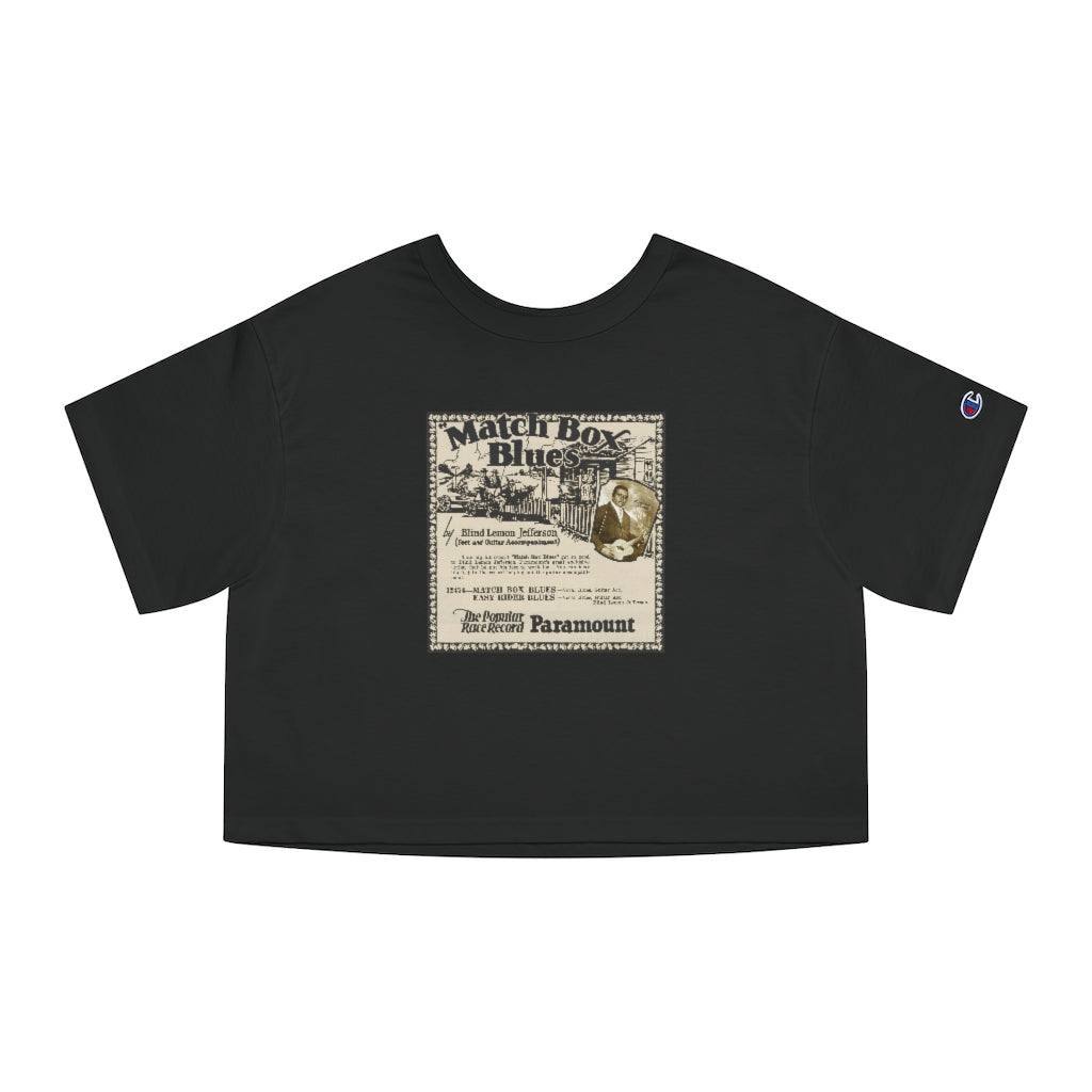 Blind Lemon Jefferson - Champion Women's Heritage Cropped T-Shirt