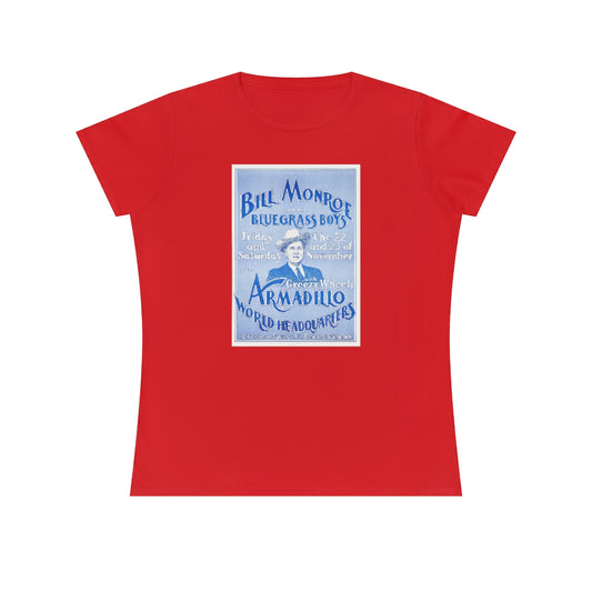 Bill Monroe - Ladies' Premium Cotton T-Shirt