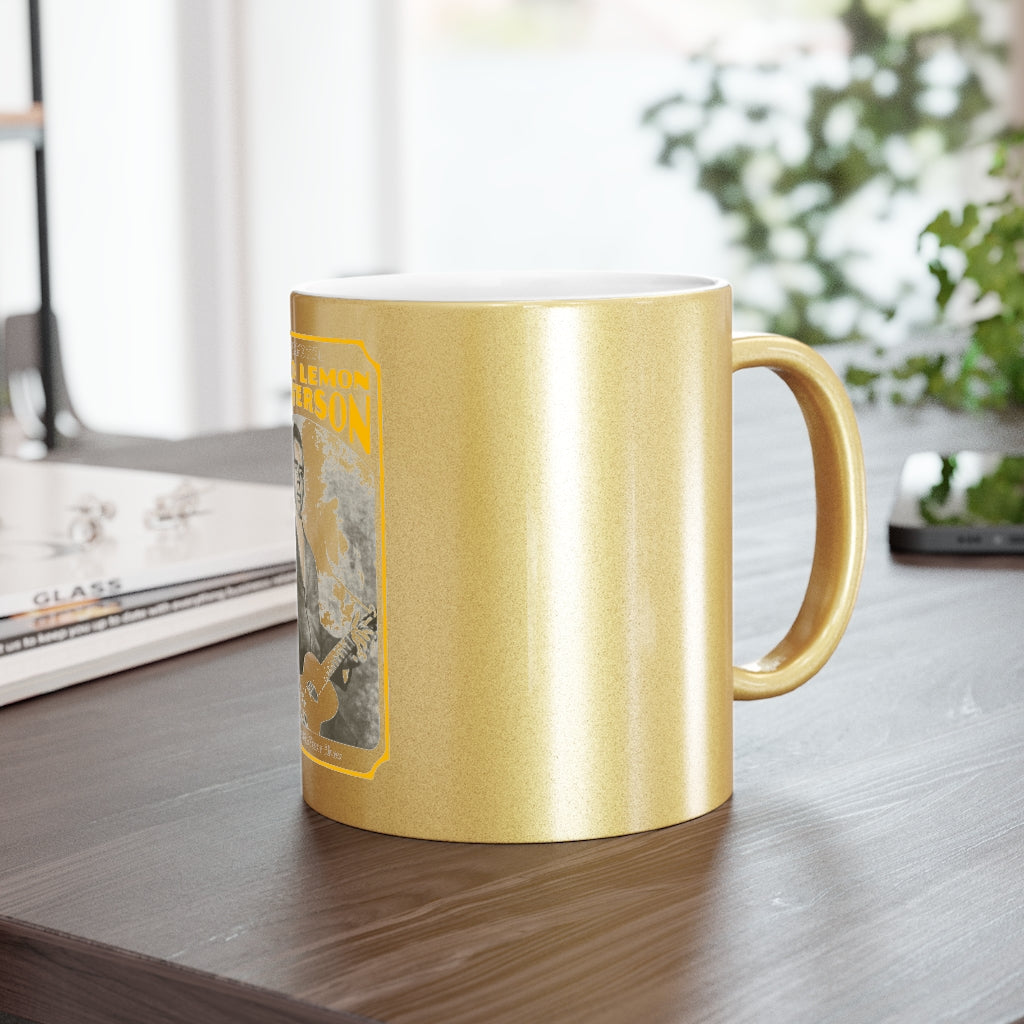 Blind Lemon Jefferson - Metallic Mug (Silver or Gold)