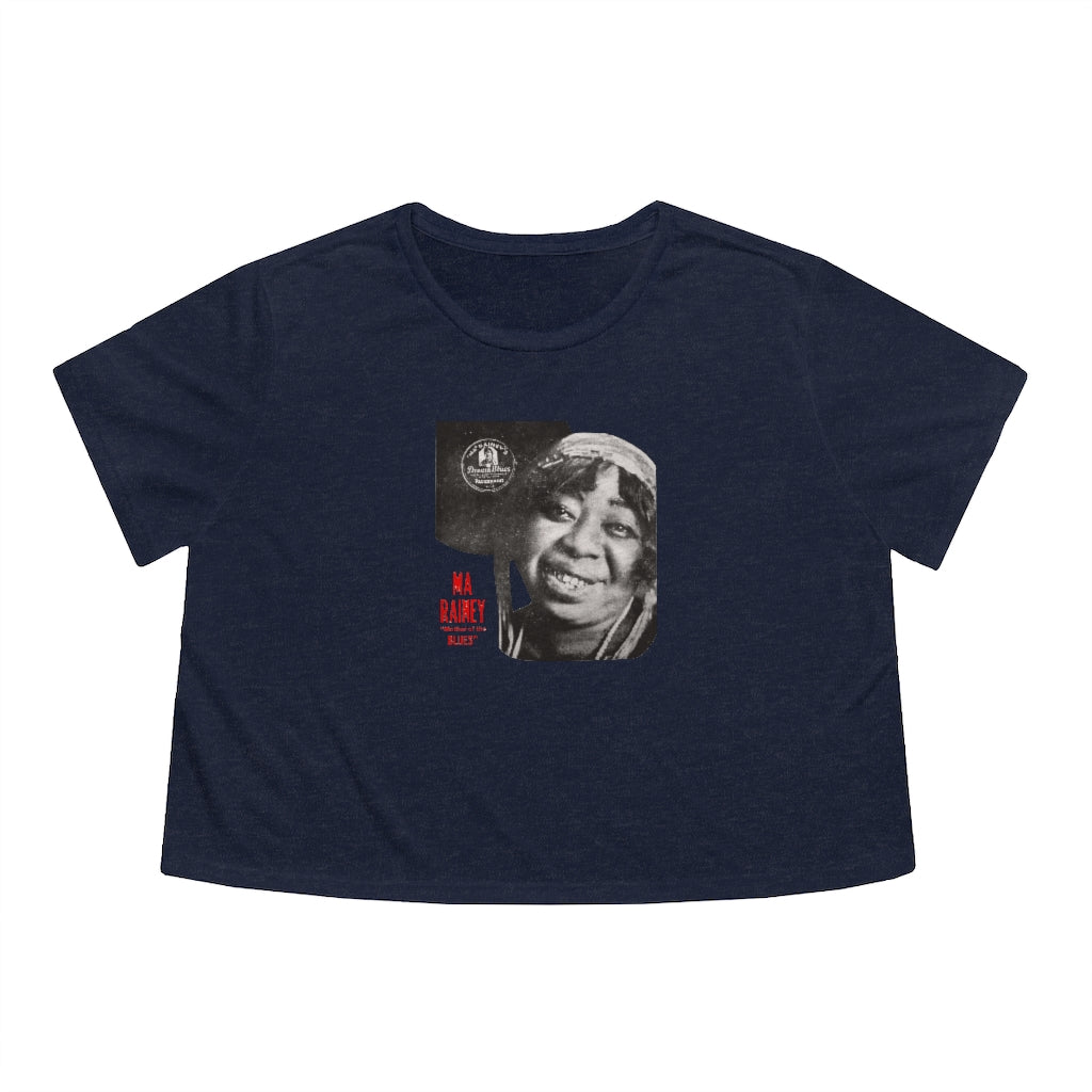 Ma Rainey - Women's Flowy Cropped Teeed Tee