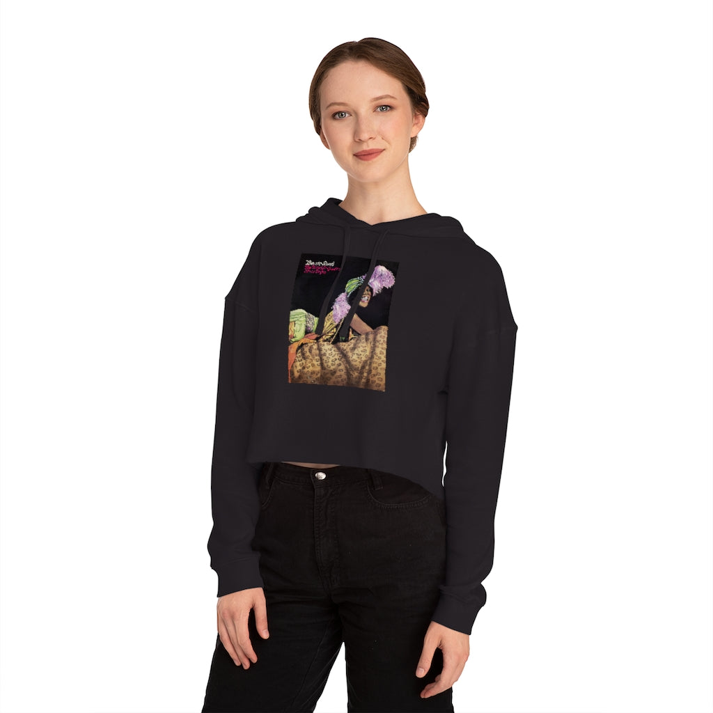 Bessie Smith - Women's Cropped Hooded Sweatshirt