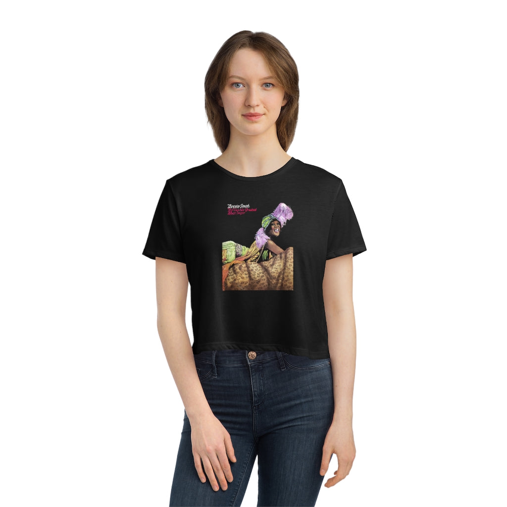 Bessie Smith - Women's Flowy Cropped Teeed Tee