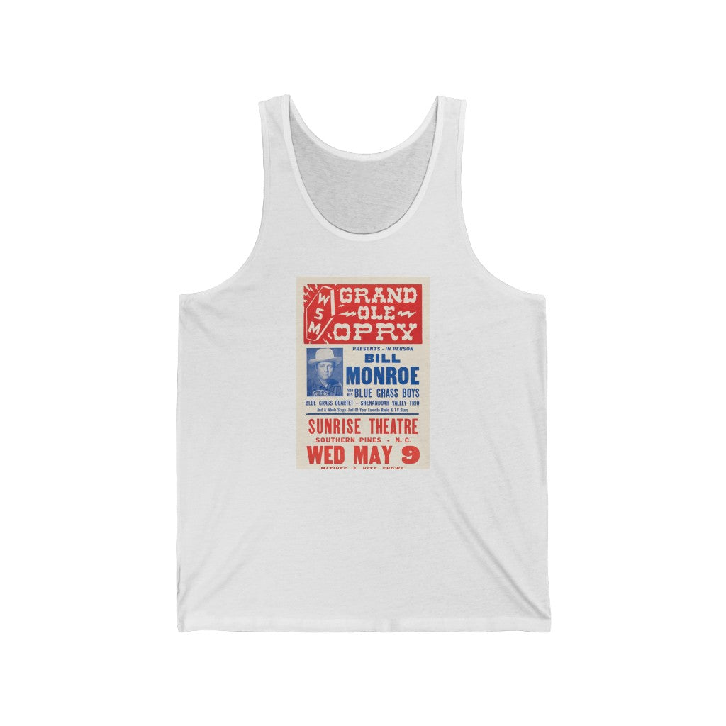 Bill Monroe - Unisex Jersey Tank