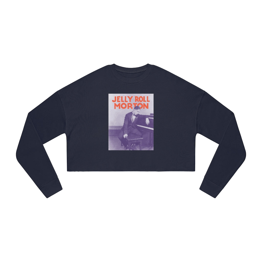 Jelly Roll Morton - Women's Cropped Sweatshirt