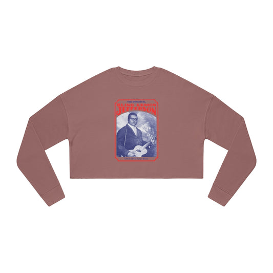 Blind Lemon Jefferson - Women's Cropped Sweatshirt