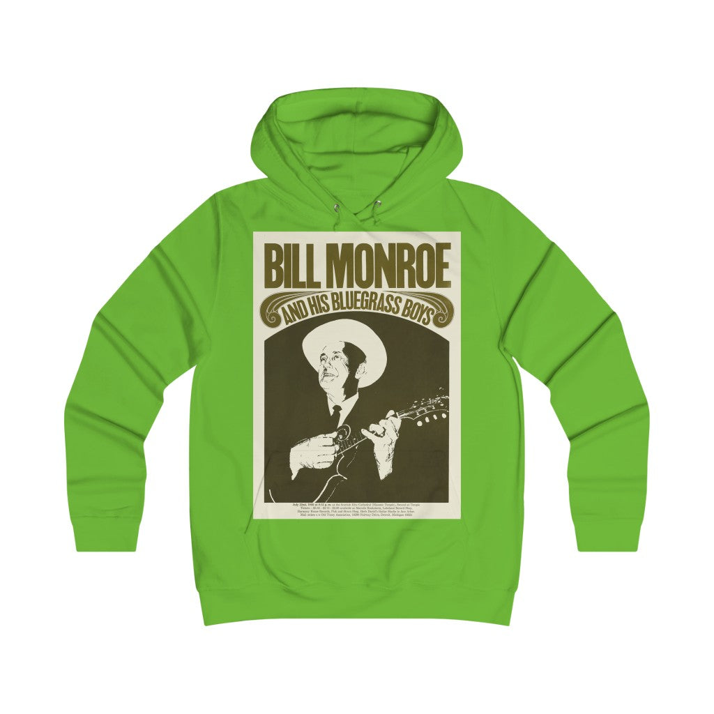 Bill Monroe - Girlie College Hoodie