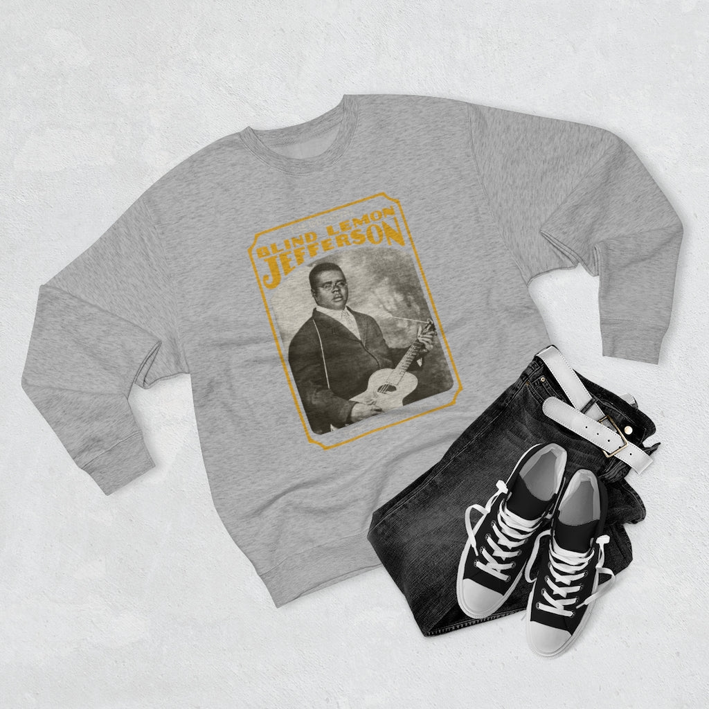 Blind Lemon Jefferson - Unisex Premium Crewneck Sweatshirt