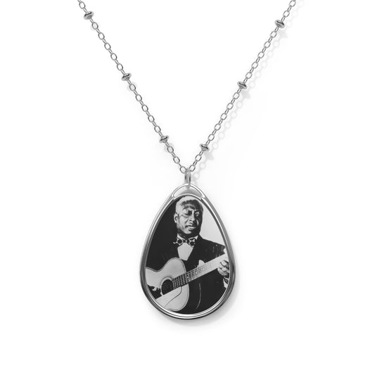 Leadbelly - Oval Necklace