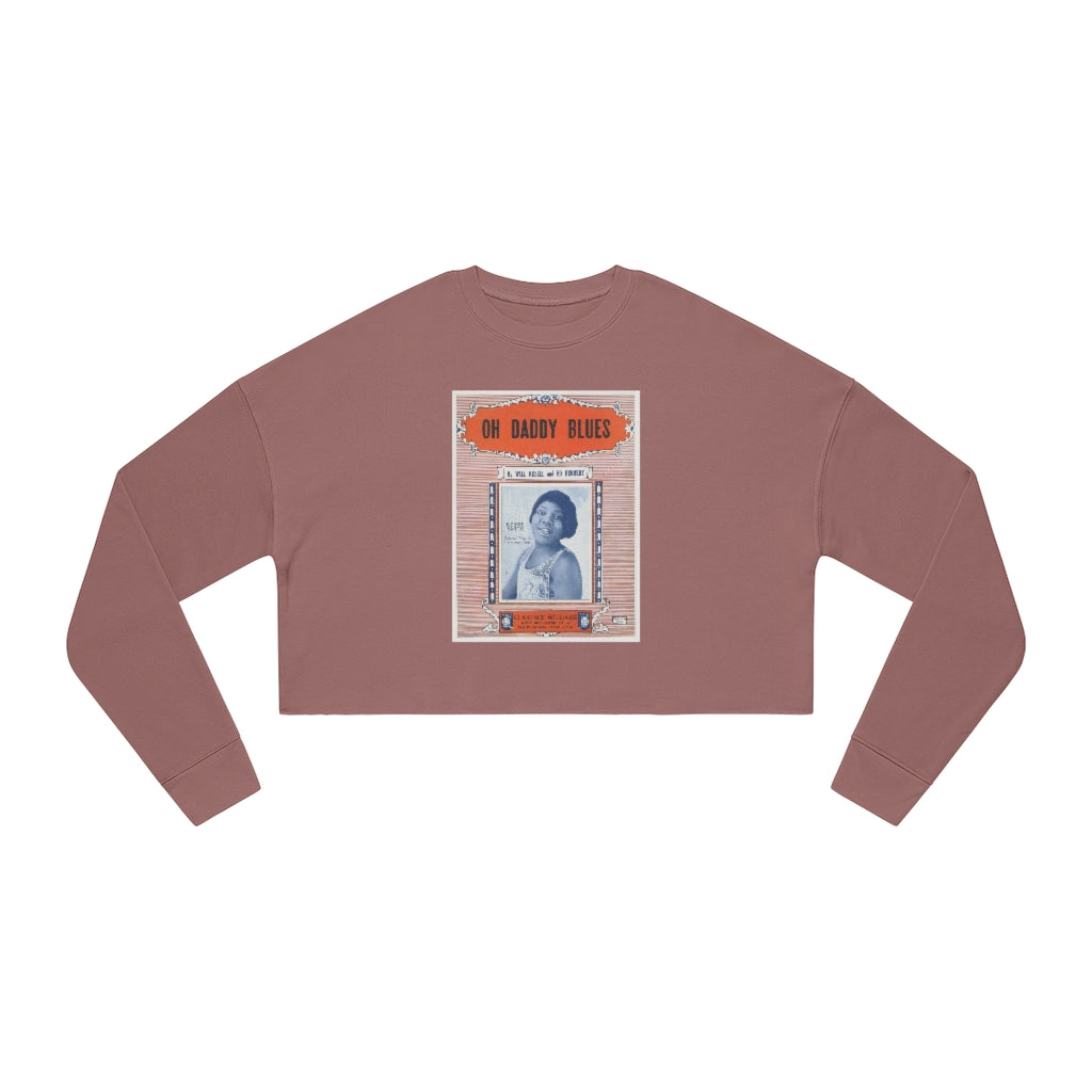 Bessie Smith - Women's Cropped Sweatshirt