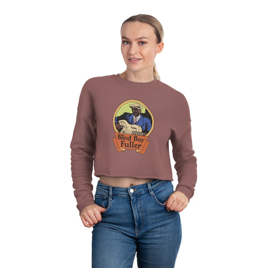 Blind Boy Fuller - Women's Cropped Sweatshirt