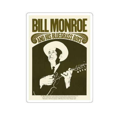 Bill Monroe - Die-Cut Stickers