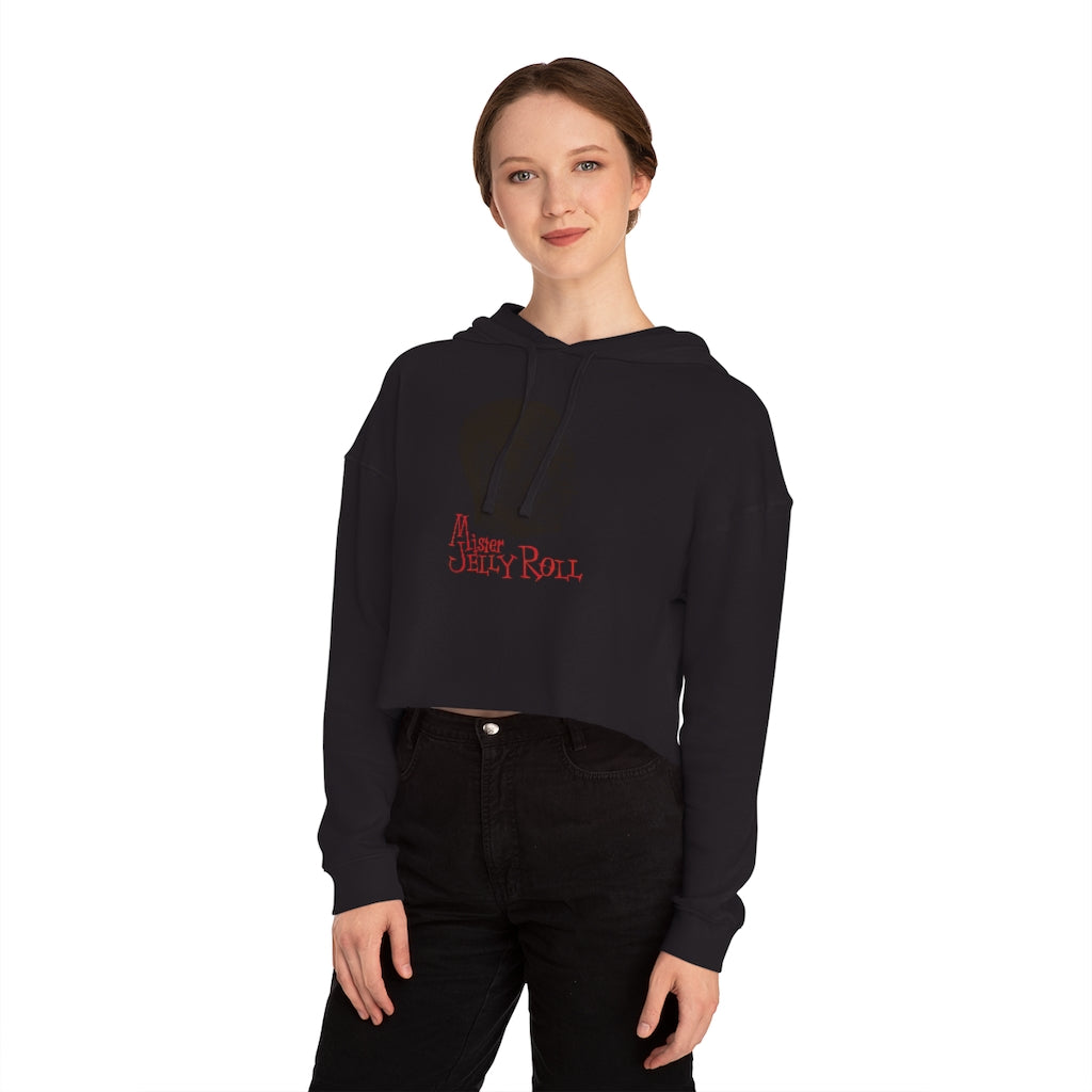 Jelly Roll Morton - Women's Cropped Hooded Sweatshirt