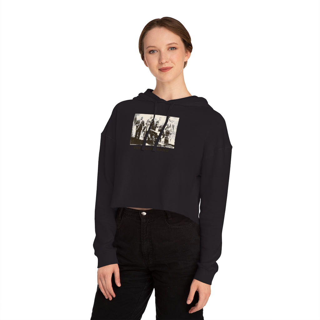 Bolden Band - Women's Cropped Hooded Sweatshirt